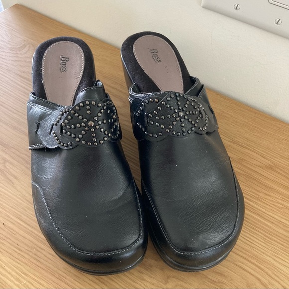 Bass Size 11 Black Hayley Mules - Picture 3 of 10